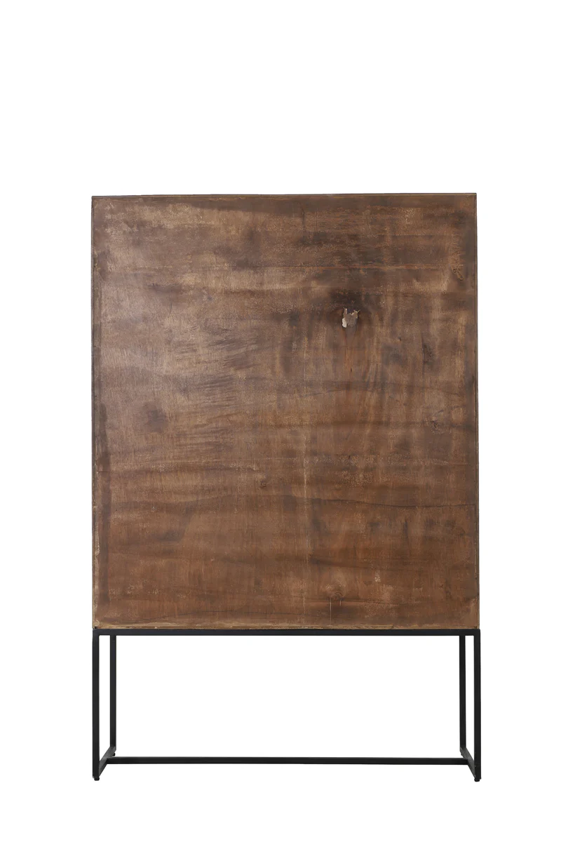 Light & Living Meave Cabinet in Dark Brown Wood - Image 6