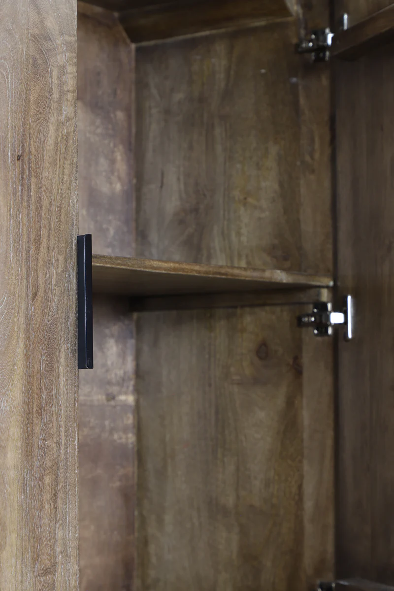 Light & Living Meave Cabinet in Dark Brown Wood - Image 8