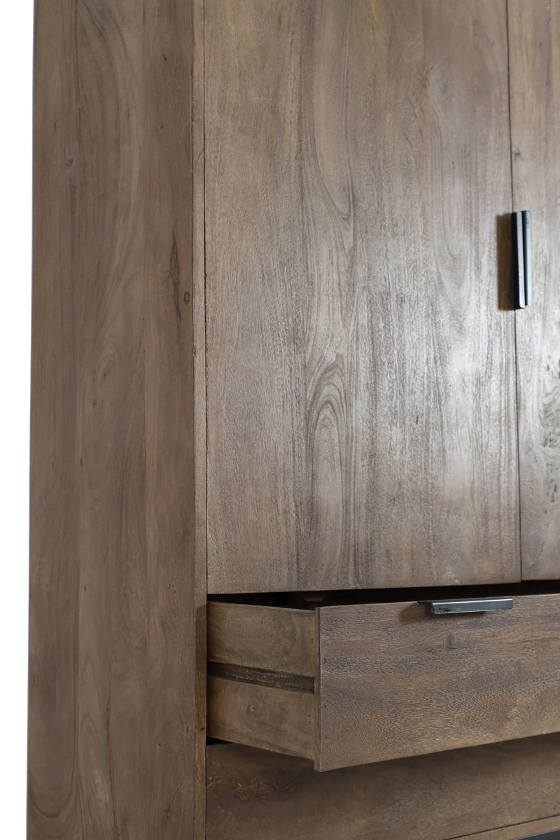 Light & Living Meave Cabinet in Dark Brown Wood - Image 9