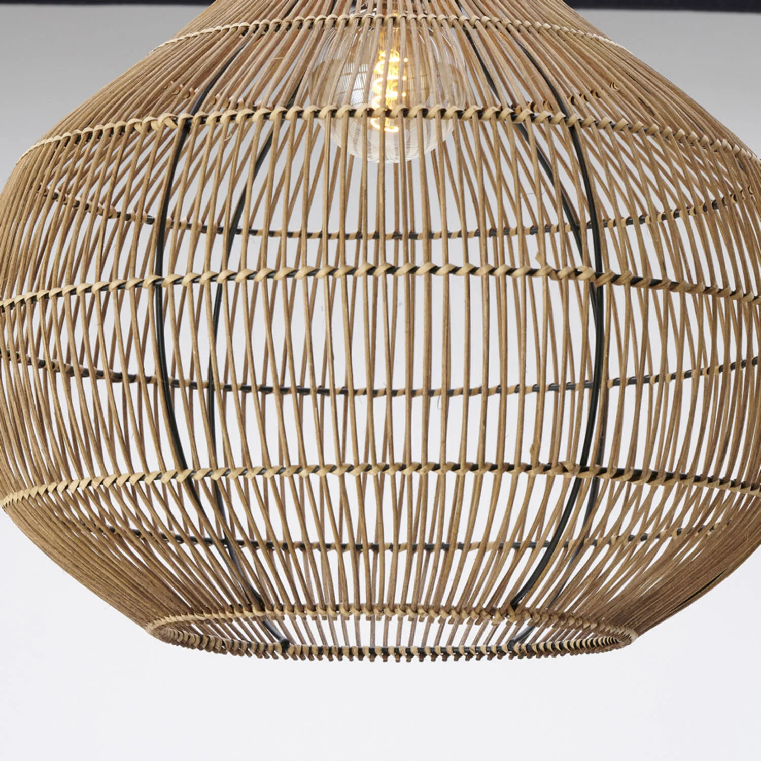 Light & Living Pacino Rattan Hanging Lamp – Large - Image 4