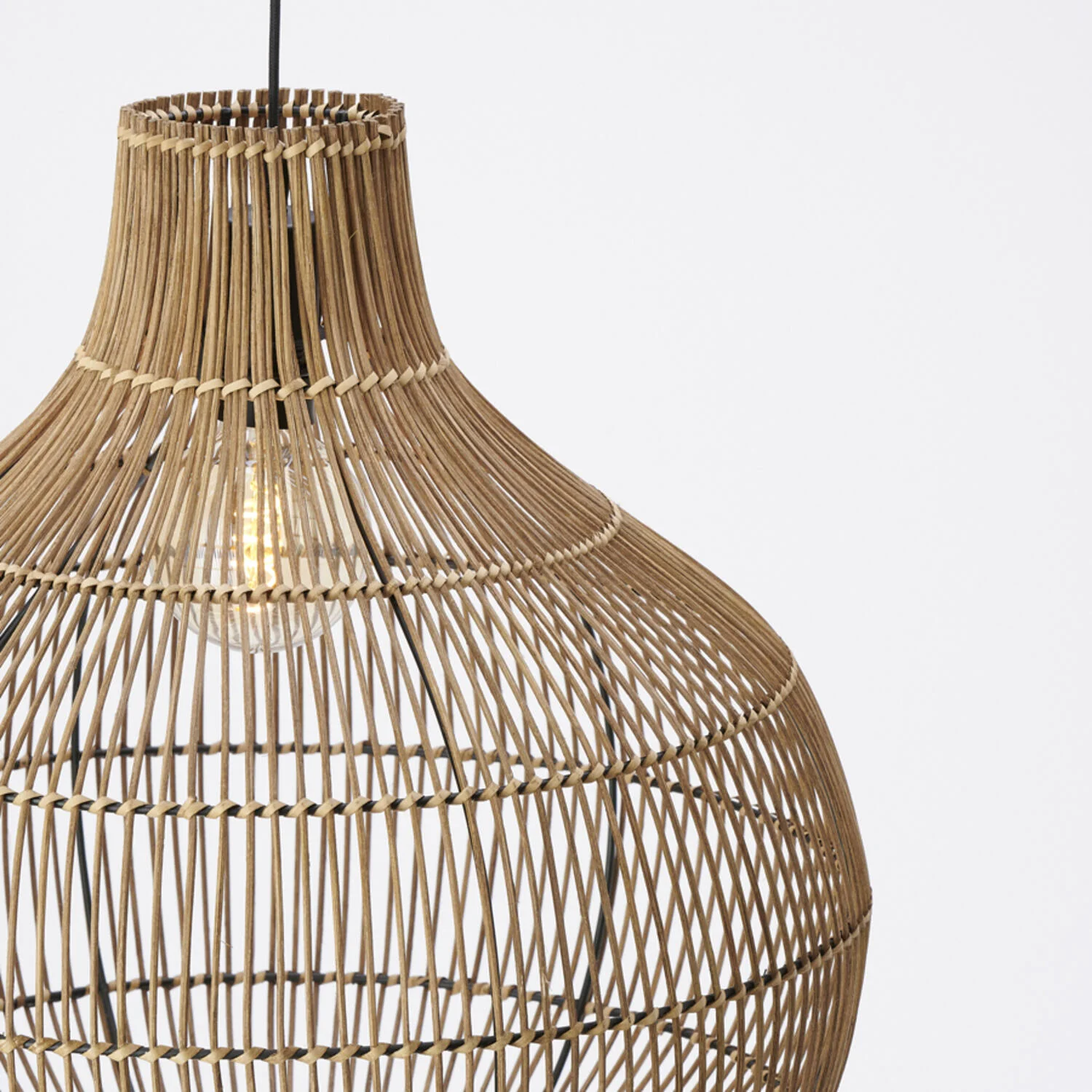 Light & Living Pacino Rattan Hanging Lamp – Large - Image 5