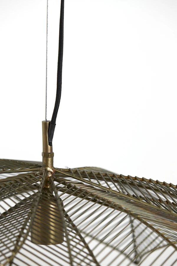 Light & Living Pavas Hanging Lamp in Antique Bronze - Large - Image 3
