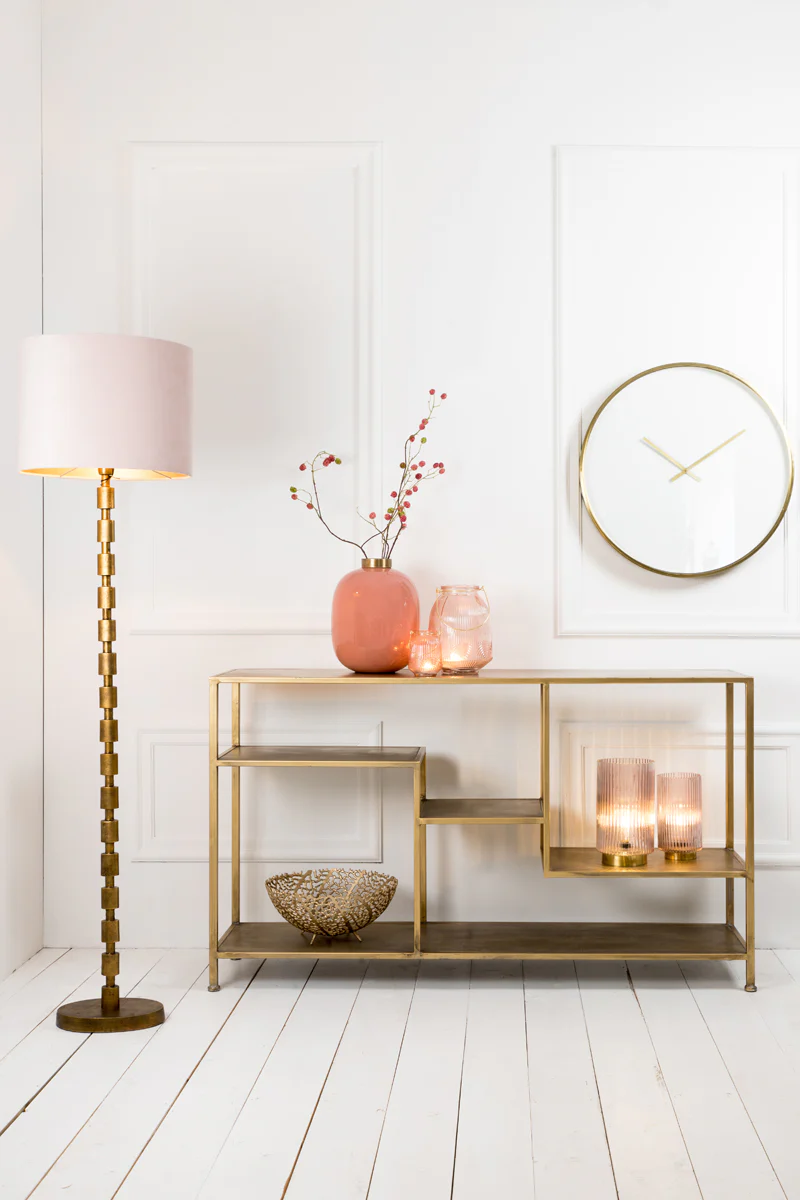 Light & Living Yvana Console Table in Antique Gold - Image 3