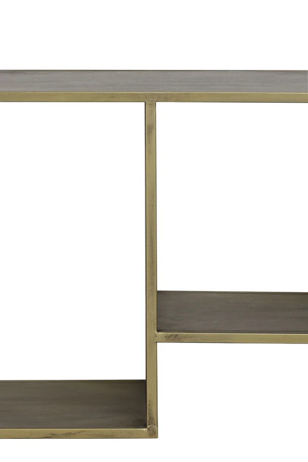 Light & Living Yvana Console Table in Antique Gold - Image 6
