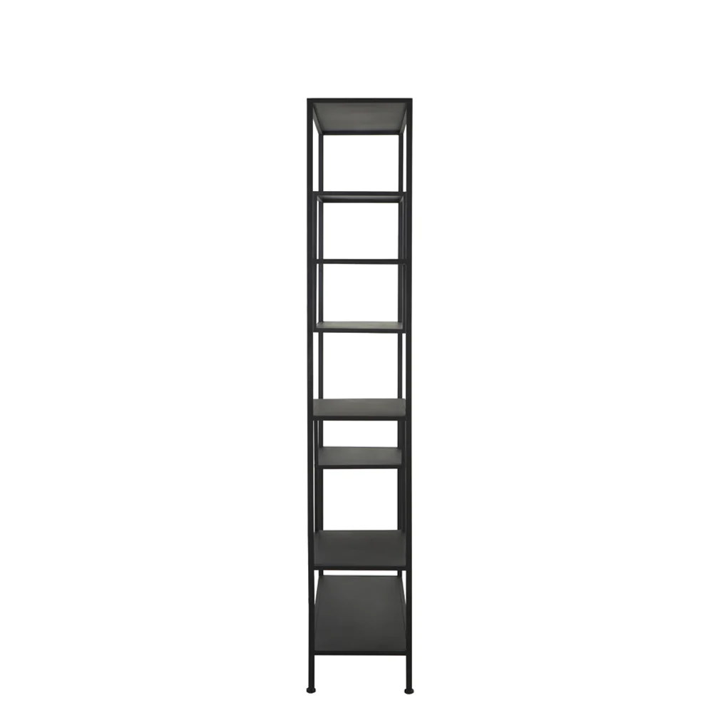 Light & Living Yvana Open Cabinet in Matt Black - Image 4