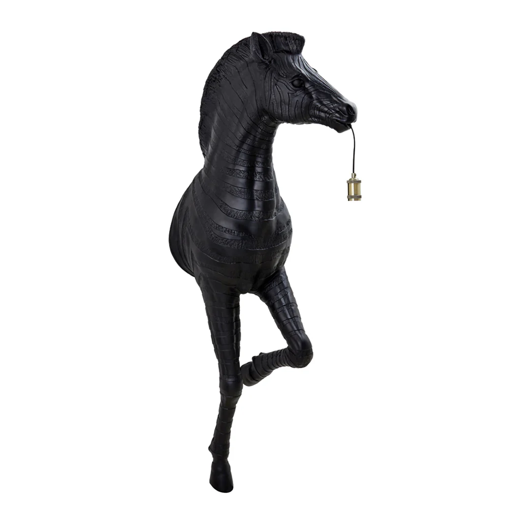 Light & Living Zebra Wall Light in Matt Black
