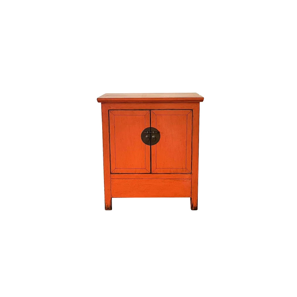 Lingbao 2 Door Cabinet – Orange