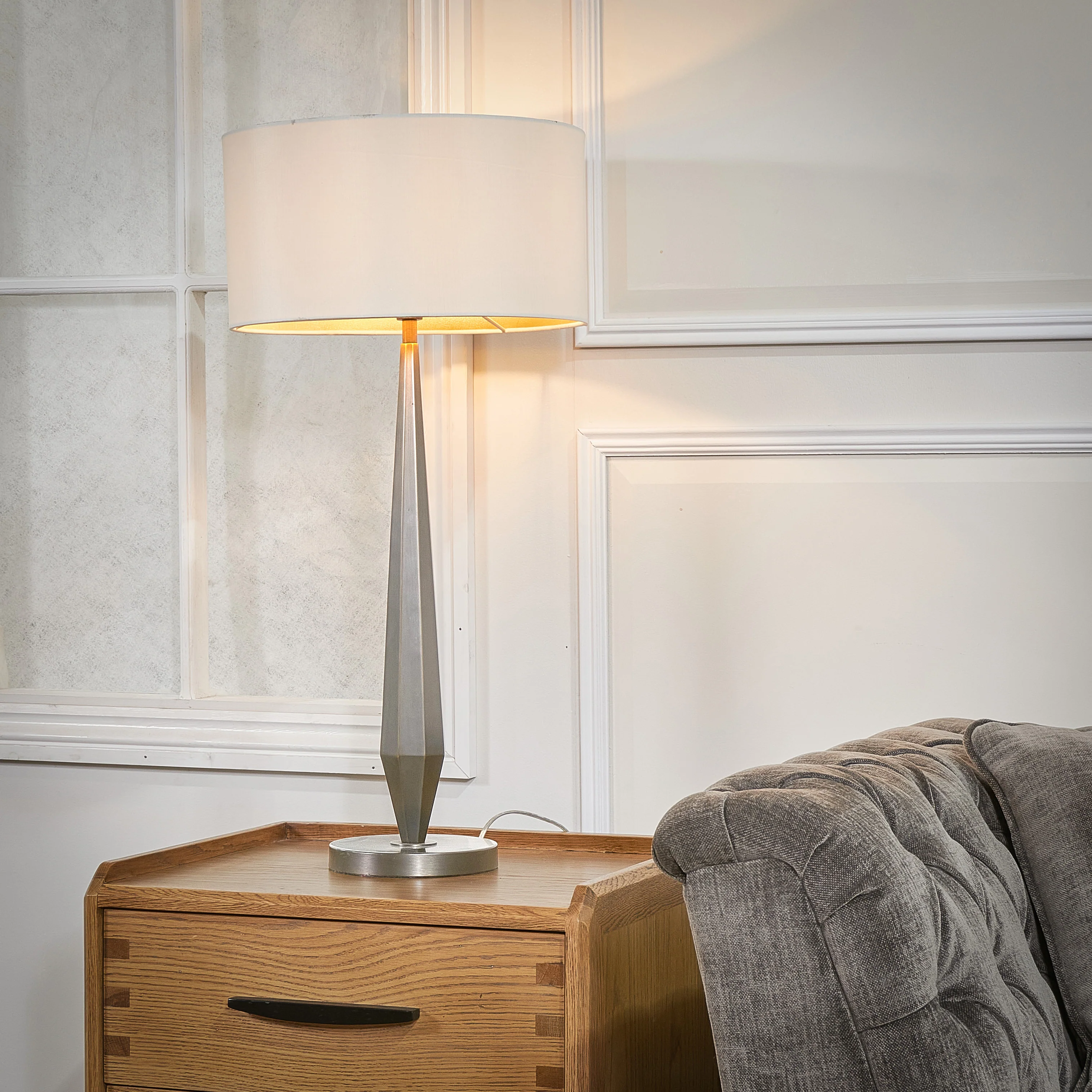 RV Astley Aisone Table Lamp – Brushed Nickel - Image 2