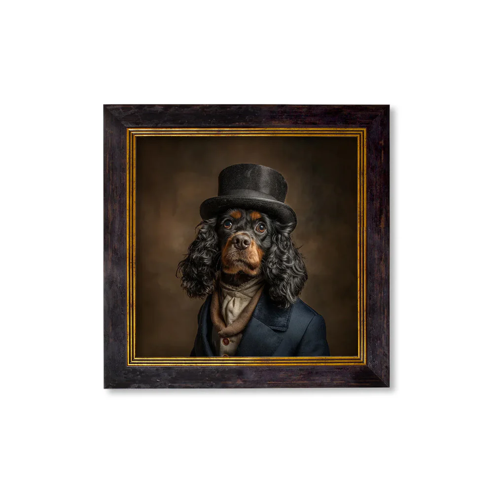 Lord Longears – Gentleman Cocker Spaniel – Oxford Square Frame