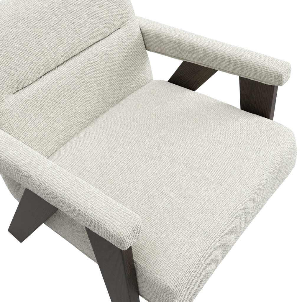 LPD Home Abel Chair – Milk & Chocolate - Image 3