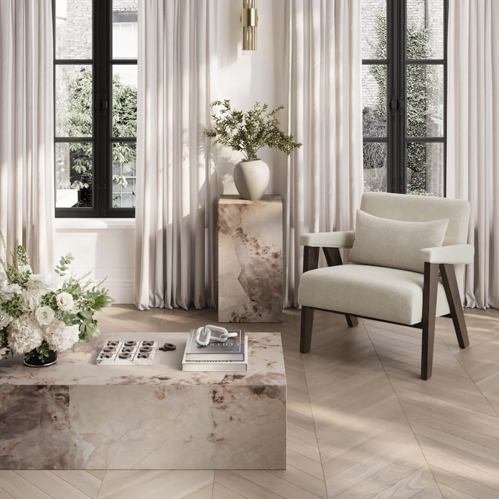 LPD Home Abel Chair – Milk & Chocolate - Image 6