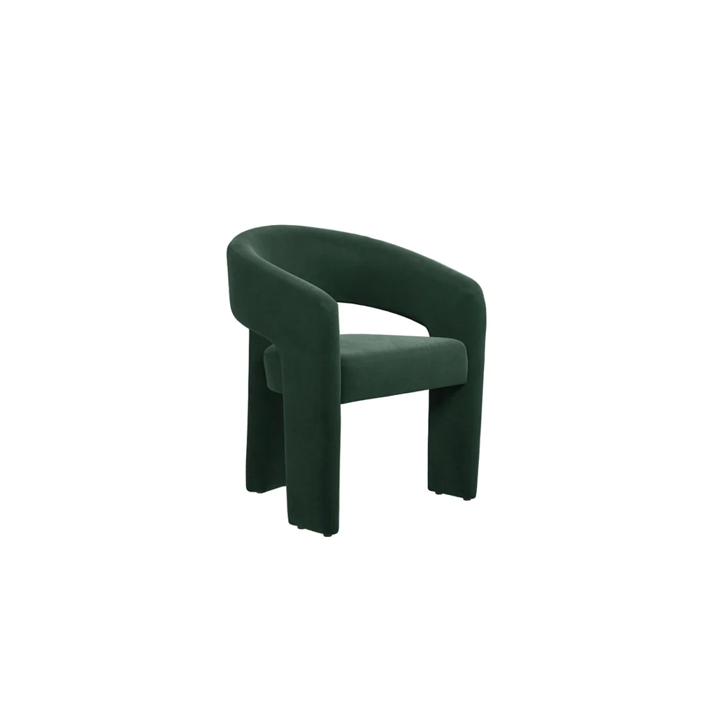 LPD Home Alba Dining Chair – Forest Green - Image 2