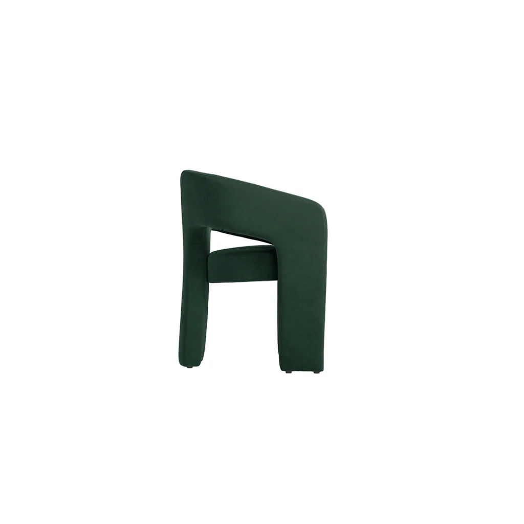 LPD Home Alba Dining Chair – Forest Green - Image 3