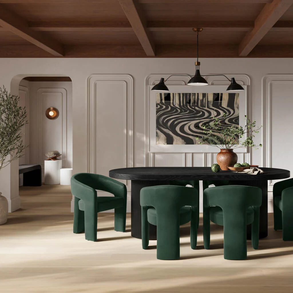 LPD Home Alba Dining Chair – Forest Green - Image 5