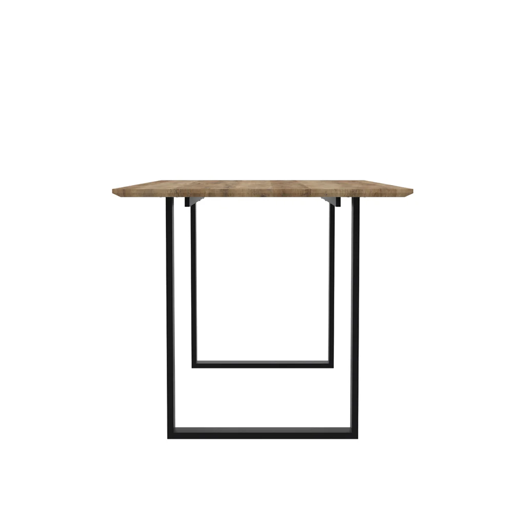 LPD Home Antibes Dining Table – Russet & Black - Image 4