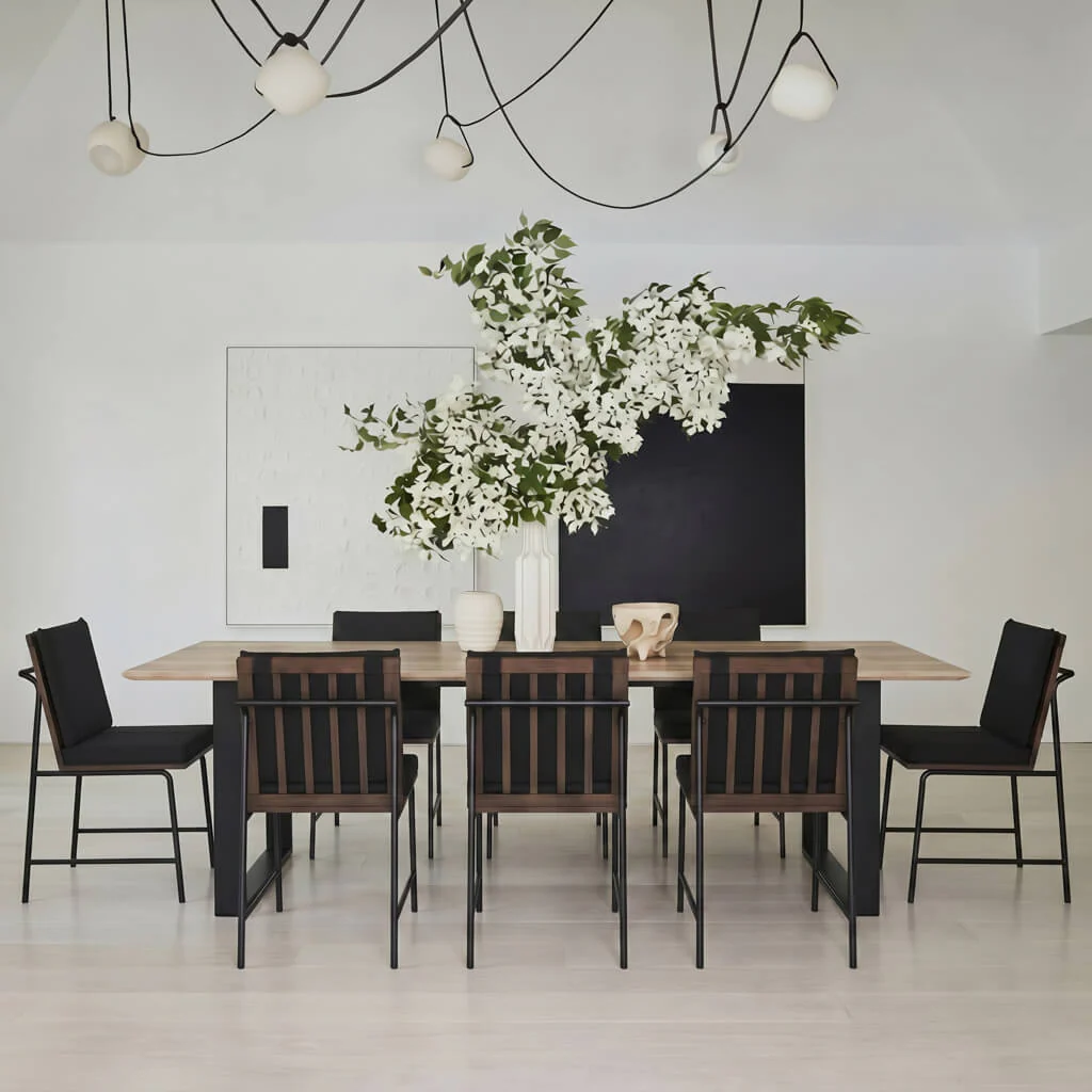 LPD Home Antibes Dining Table – Russet & Black - Image 6