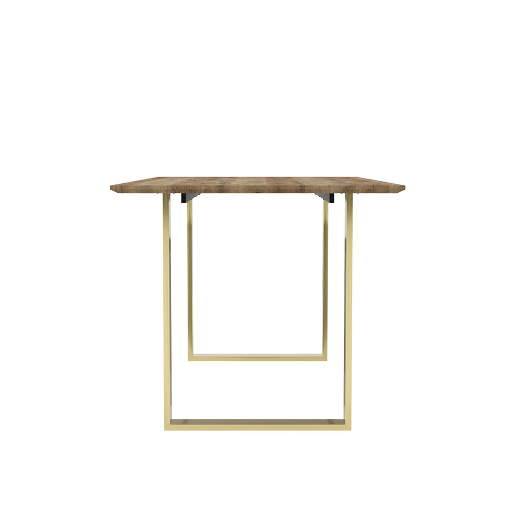 LPD Home Antibes Dining Table – Russet & Gold - Image 2