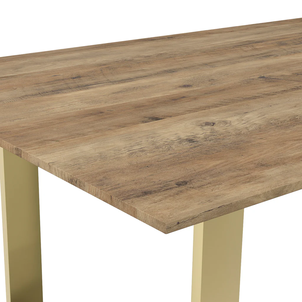 LPD Home Antibes Dining Table – Russet & Gold - Image 3
