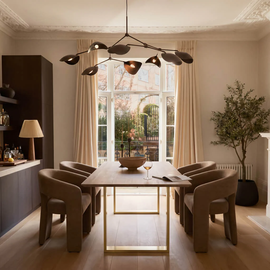 LPD Home Antibes Dining Table – Russet & Gold - Image 5