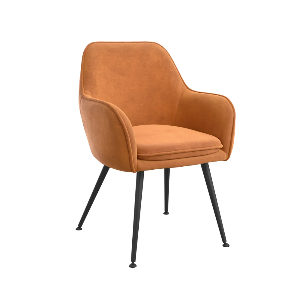 LPD Home Tara Dining Chair – Burnt Rust – Set of 2