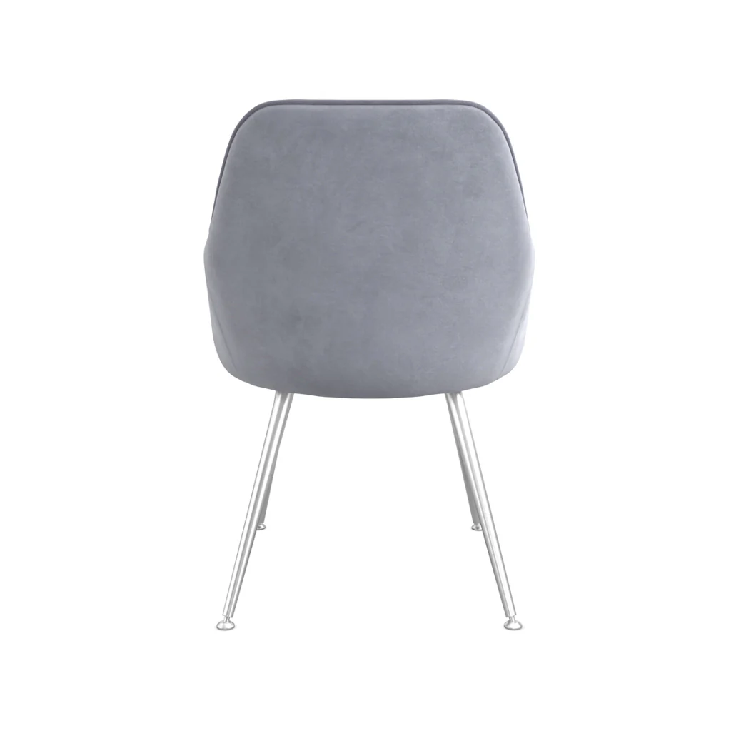 LPD Home Tara Dining Chair – Grey – Set of 2 - Image 4
