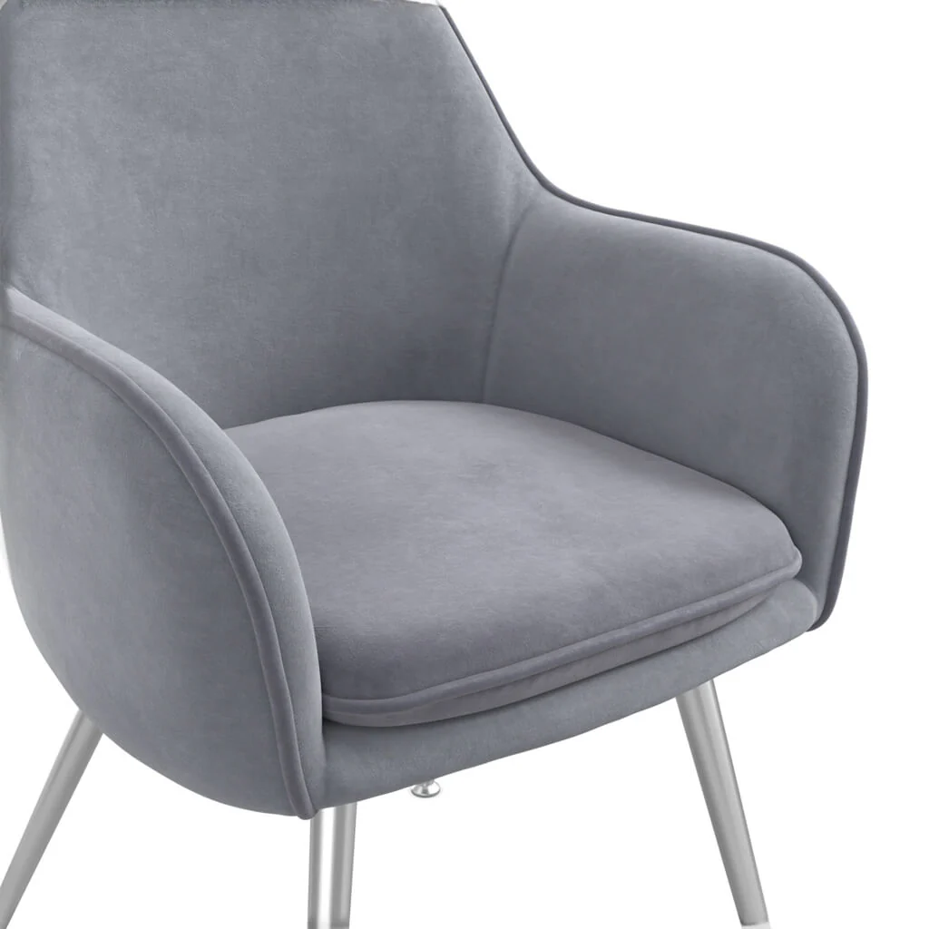 LPD Home Tara Dining Chair – Grey – Set of 2 - Image 5