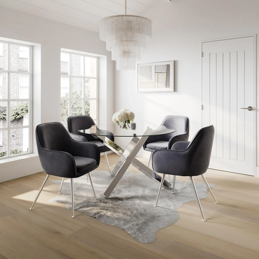 LPD Home Tara Dining Chair – Grey – Set of 2 - Image 6
