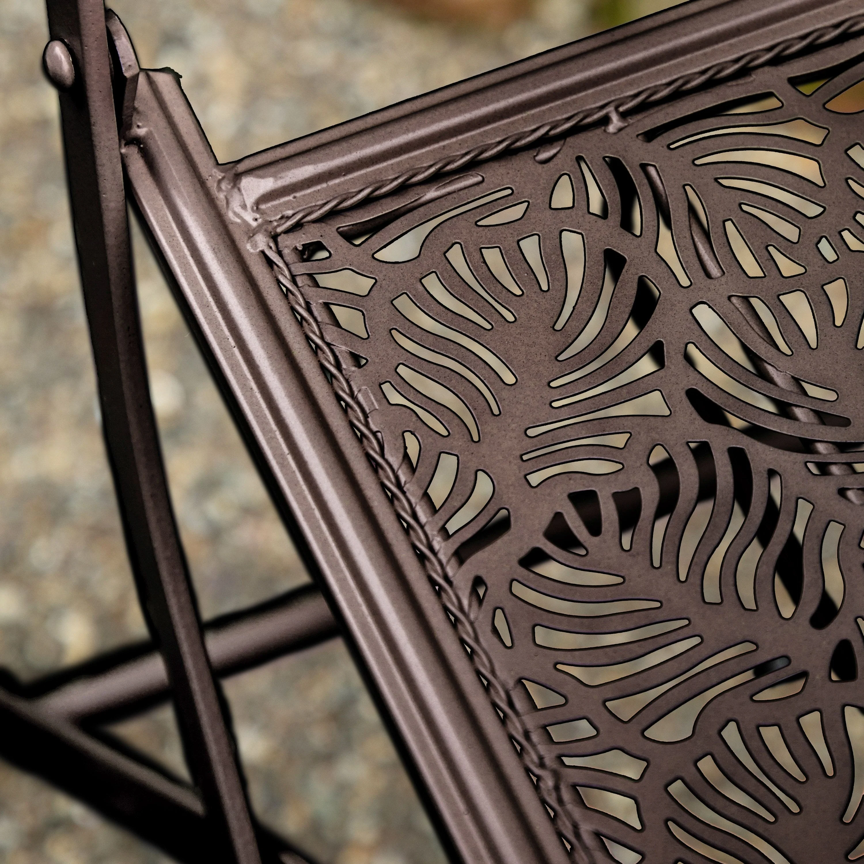 Luanna 2 Seater Bistro Set – Metal Patina - Image 2