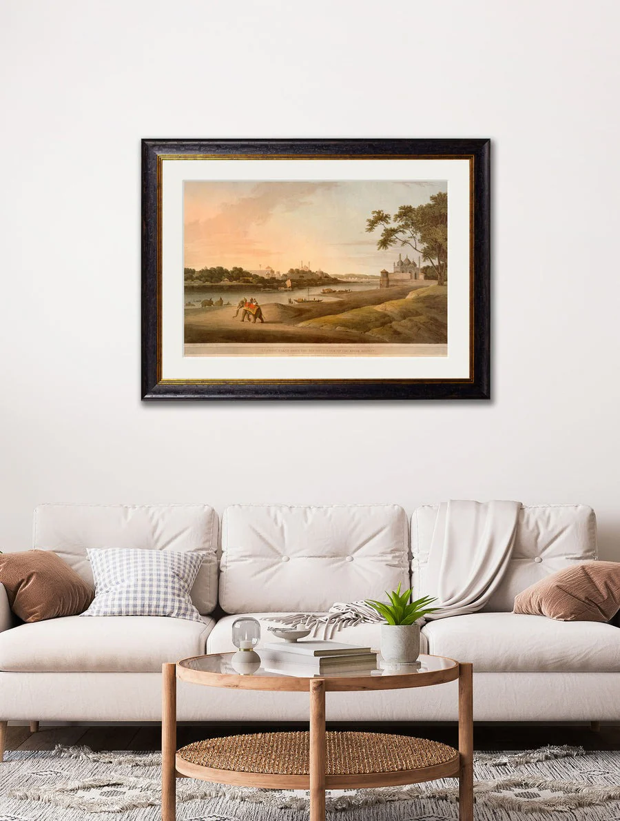 Lucknow Taken From the Opposite Bank of the River Goomty – Oxford Framed Print - Image 2