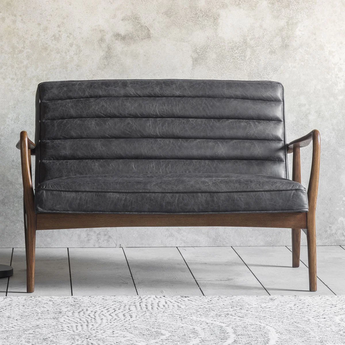 Luella 2 Seater Sofa – Antique Ebony - Image 3