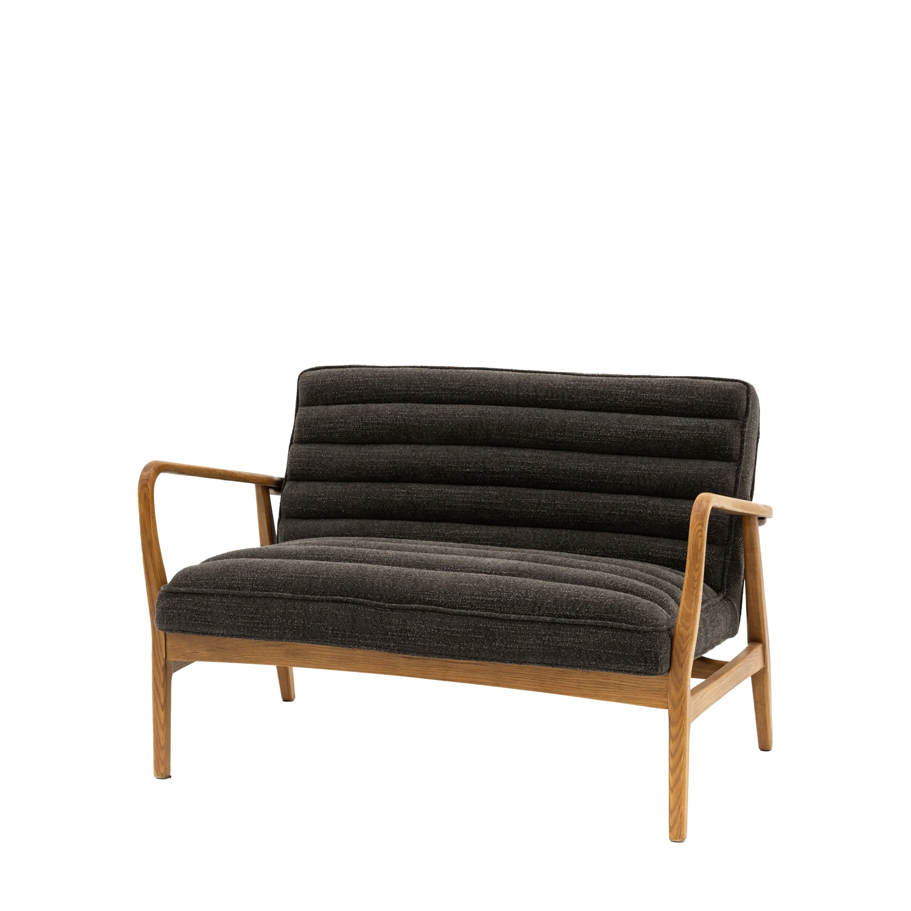 Luella 2 Seater Sofa – Charcoal Boucle - Image 2