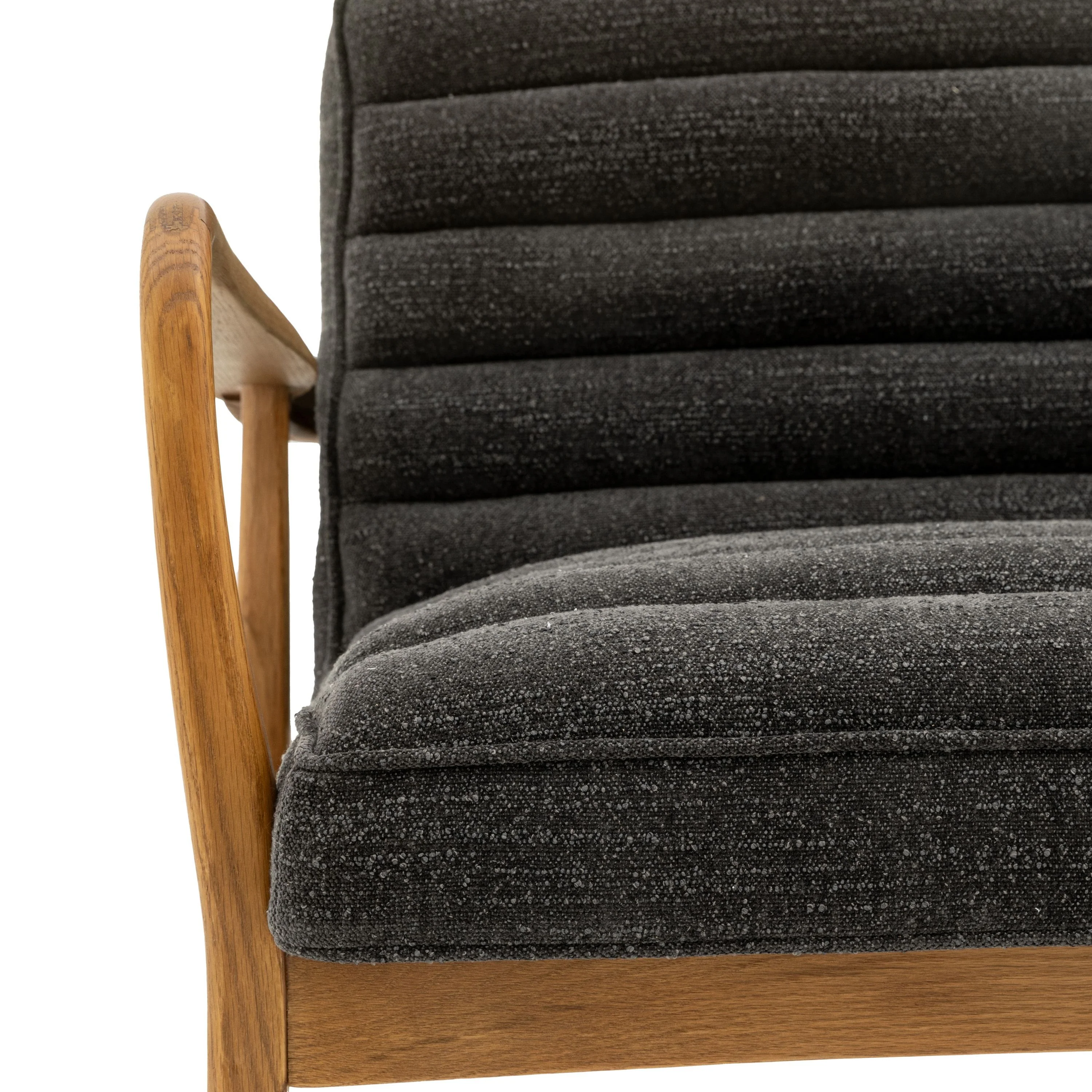 Luella 2 Seater Sofa – Charcoal Boucle - Image 6