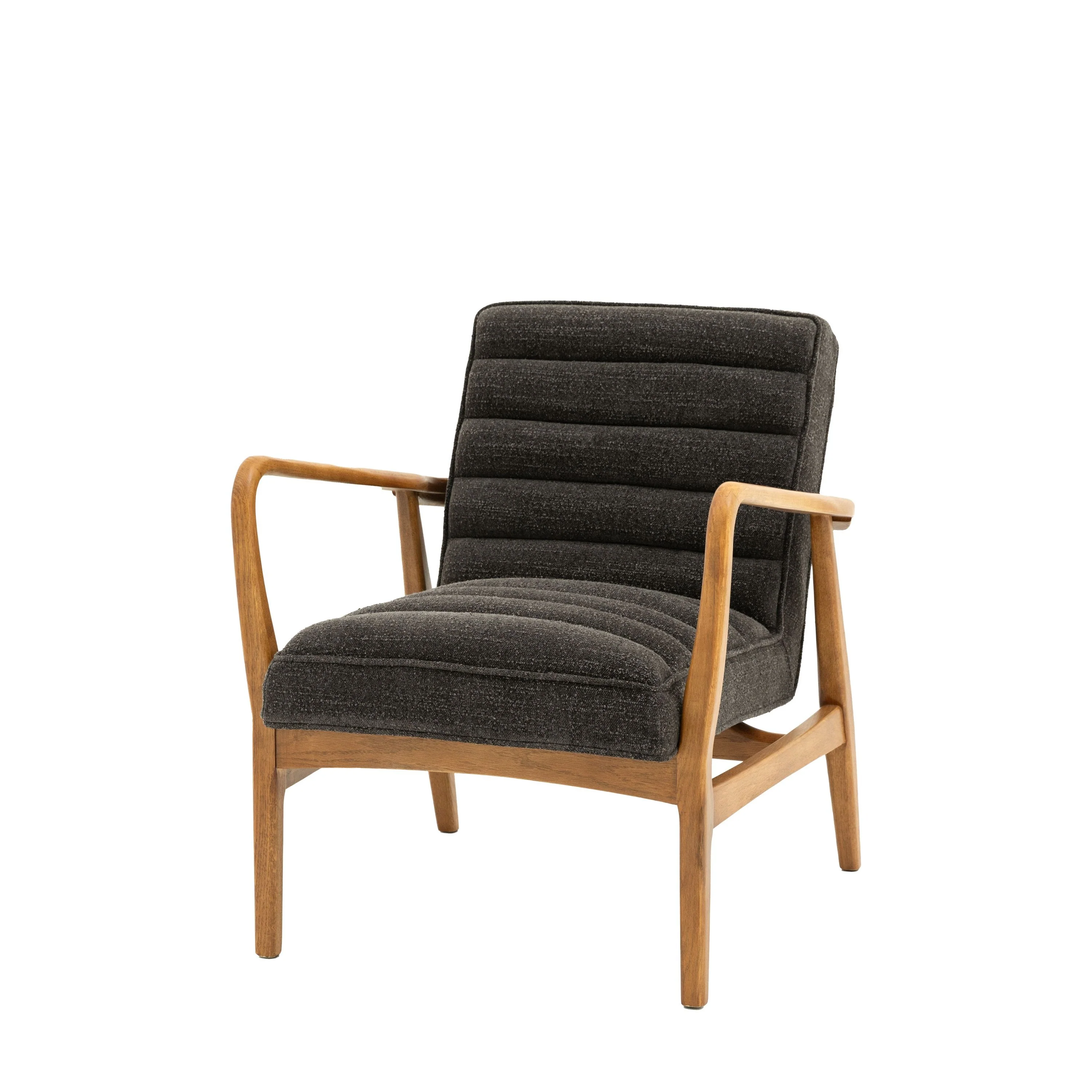Luella Armchair – Charcoal Boucle - Image 3