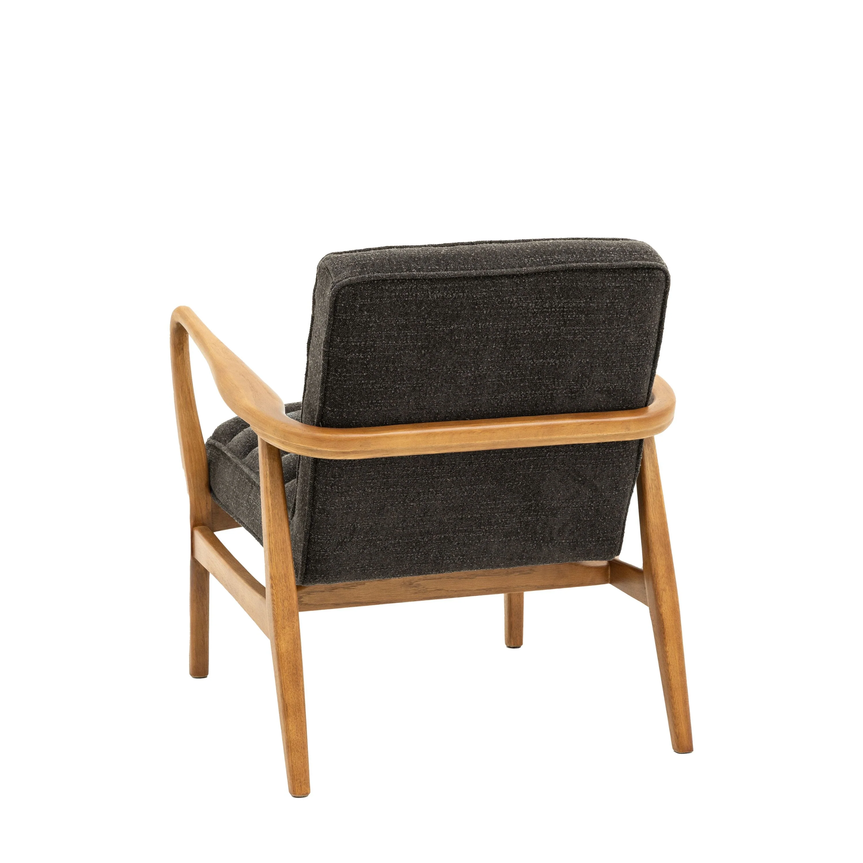 Luella Armchair – Charcoal Boucle - Image 5