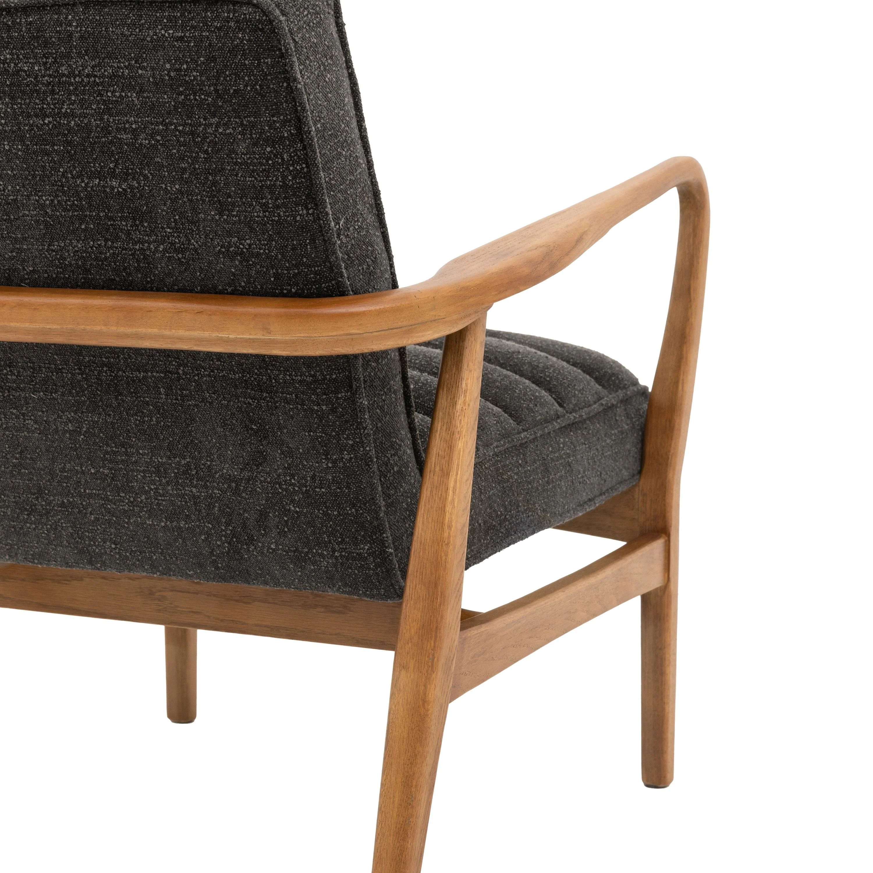 Luella Armchair – Charcoal Boucle - Image 6