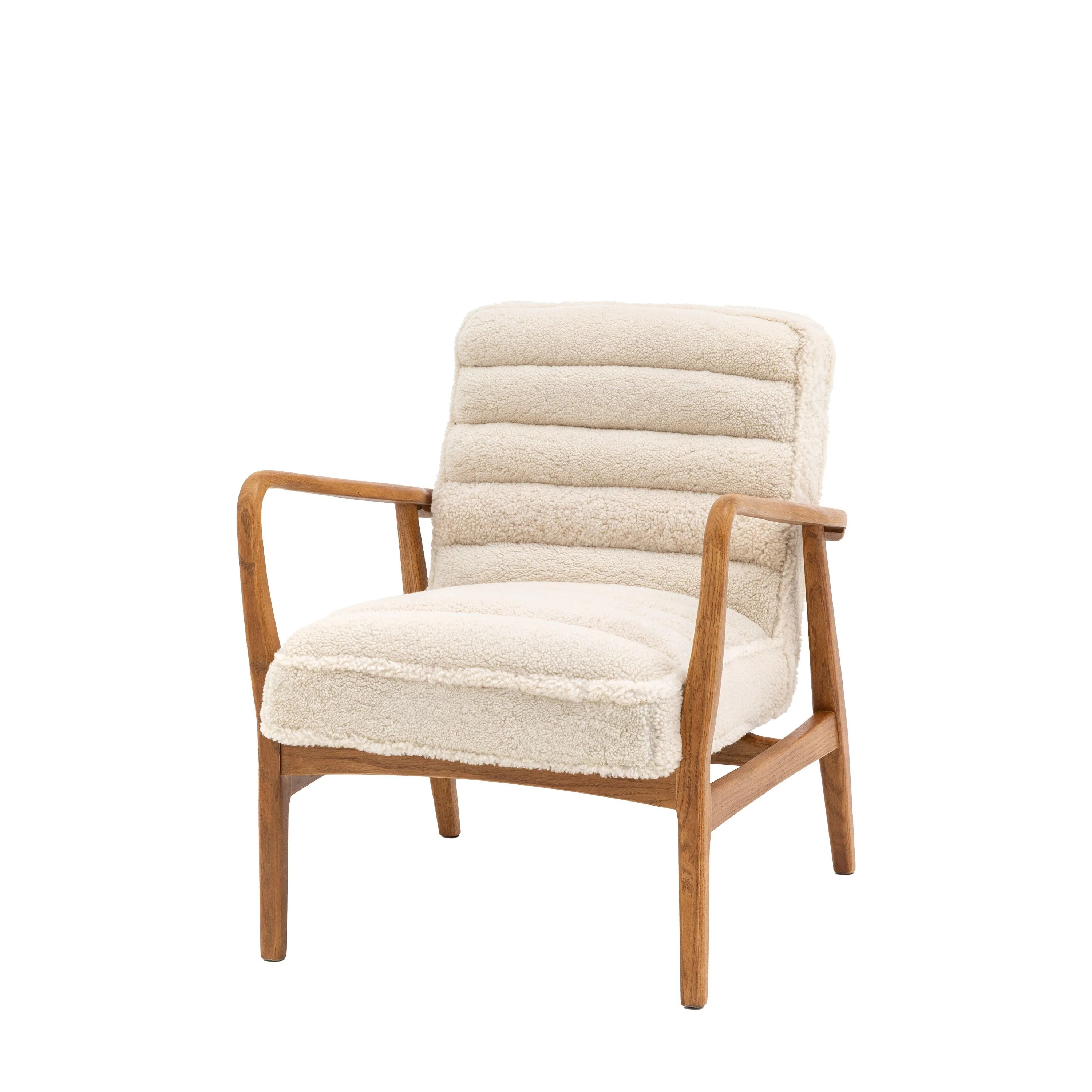 Luella Armchair – Cream Sheepskin - Image 2