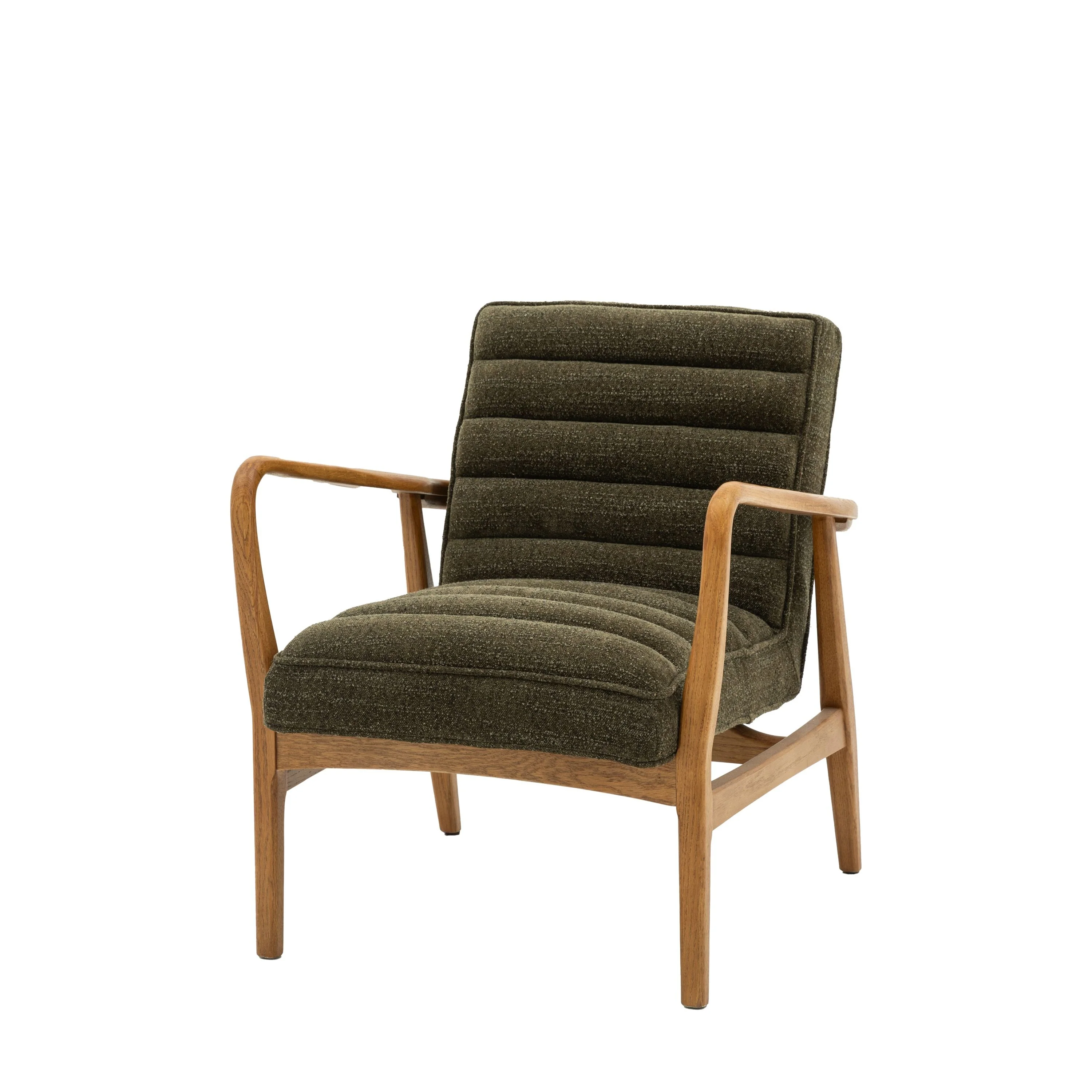 Luella Armchair – Green Boucle - Image 2