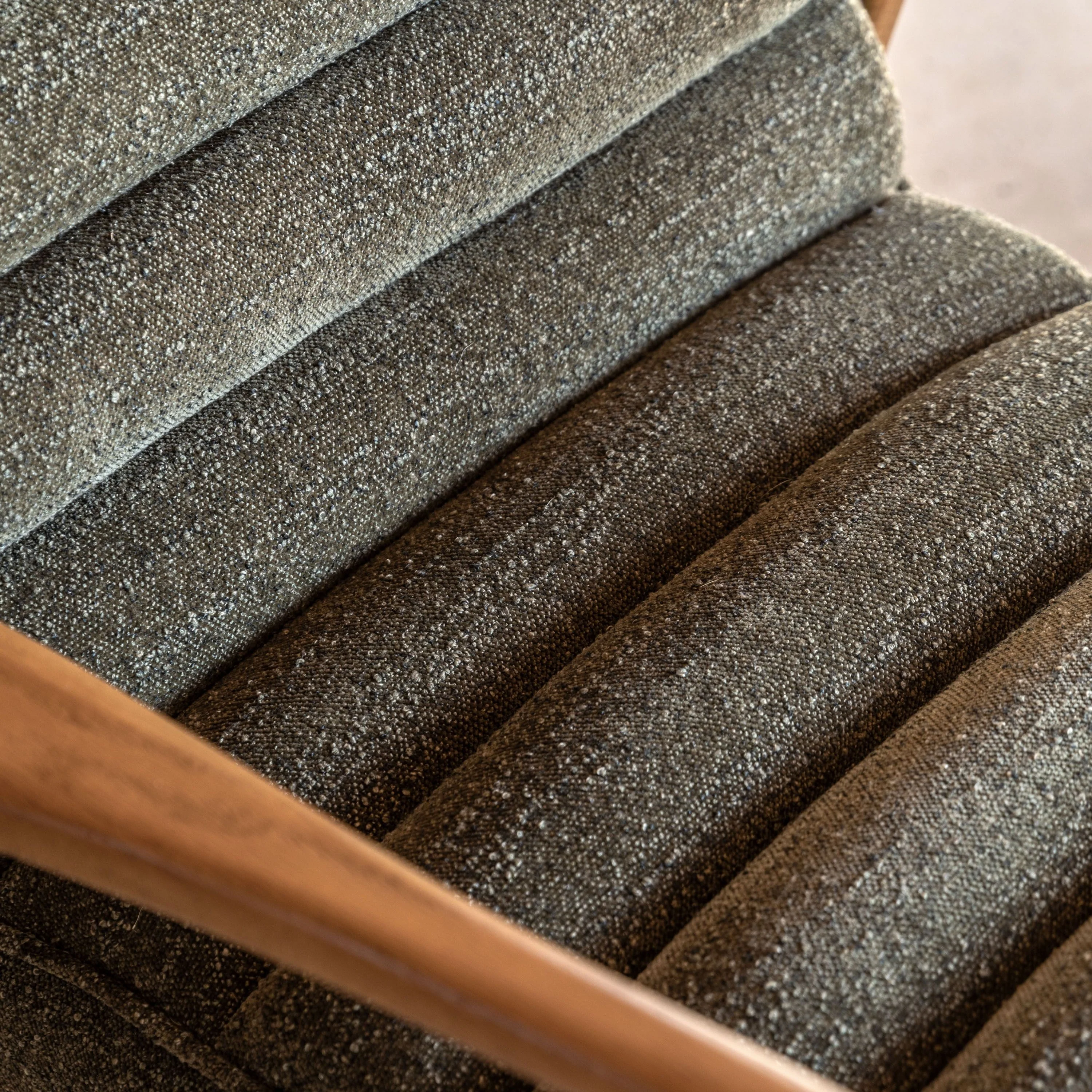 Luella Armchair – Green Boucle - Image 7