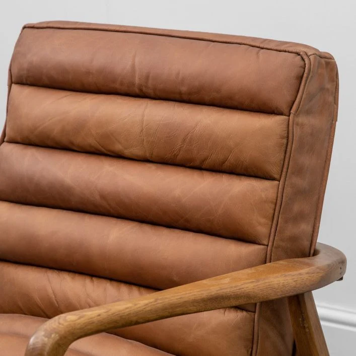 Luella Armchair – Vintage Brown - Image 7