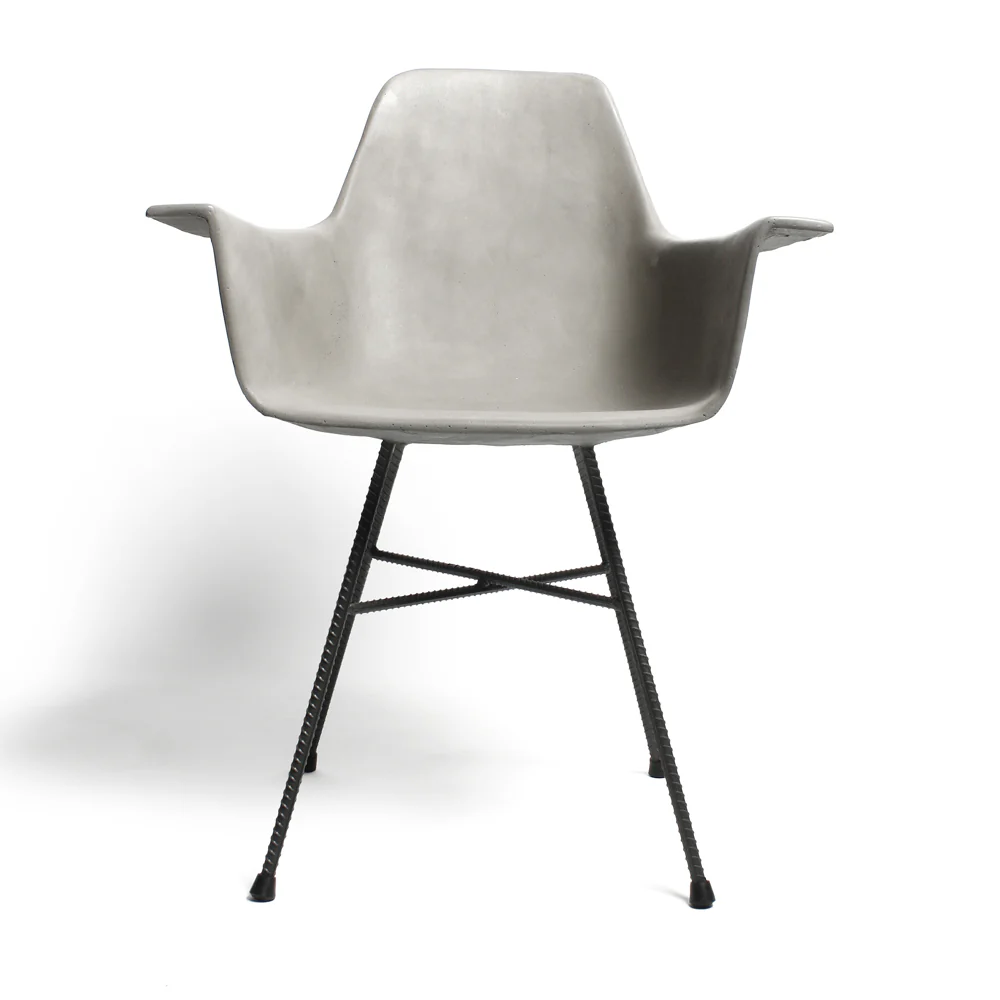 Lyon Beton Hauteville Armchair with Concrete Seat