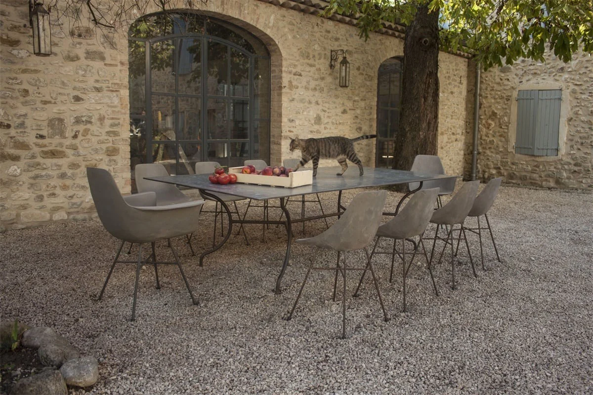 Lyon Beton Hauteville Armchair with Concrete Seat - Image 3