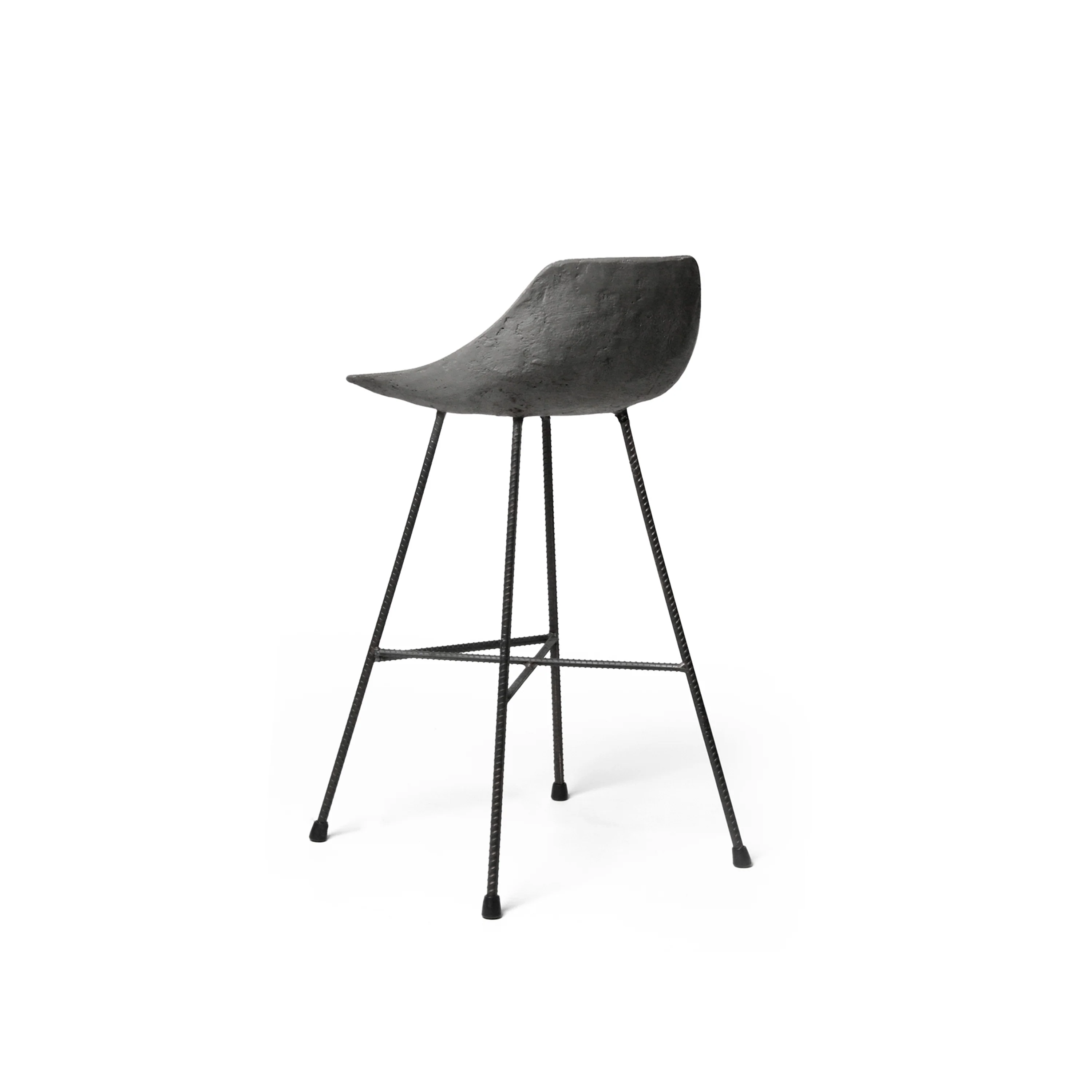 Lyon Beton Hauteville Bar Chair with Concrete Seat – Small - Image 3