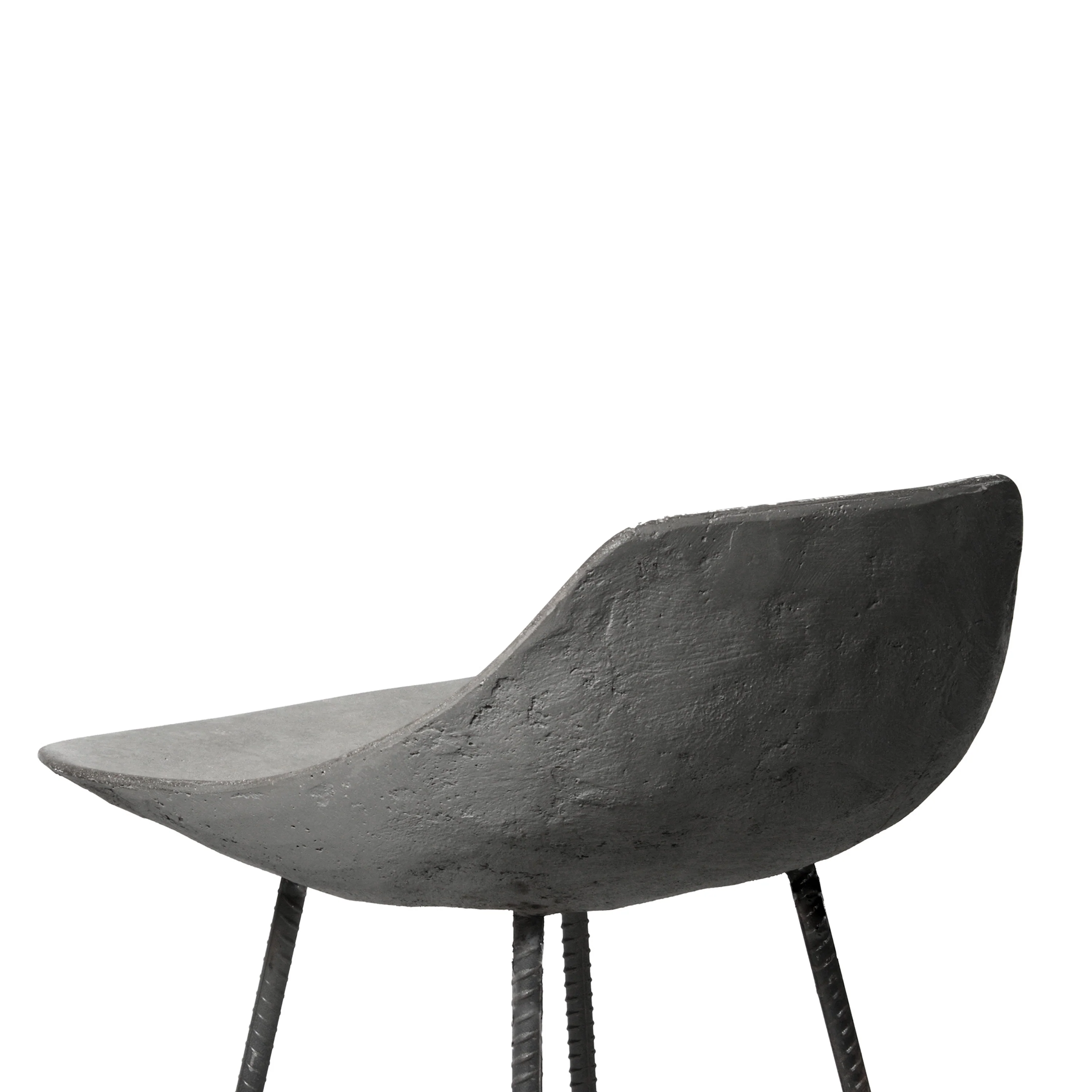 Lyon Beton Hauteville Bar Chair with Concrete Seat – Small - Image 4