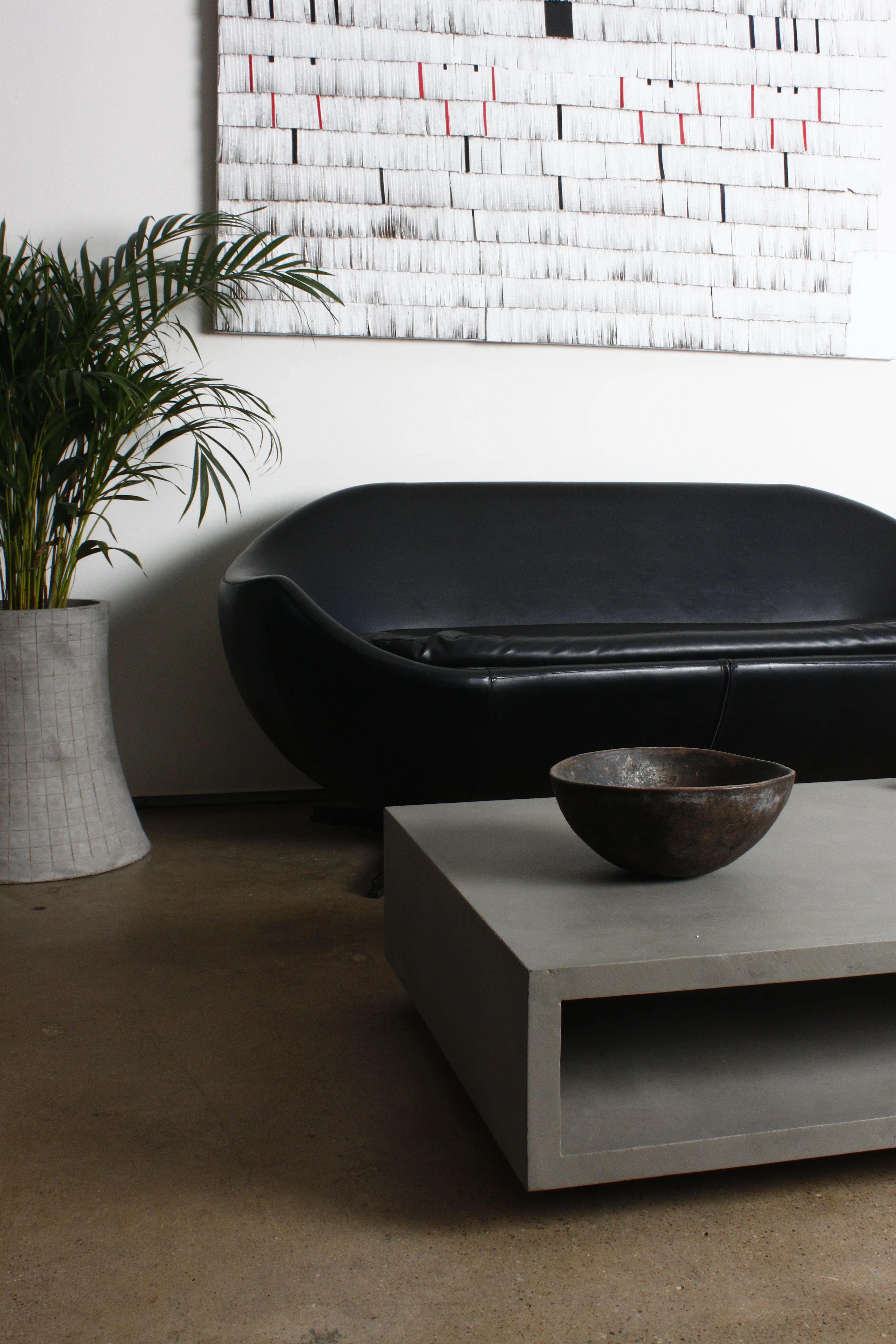 Lyon Beton Monobloc Rectangular Coffee Table - Image 5