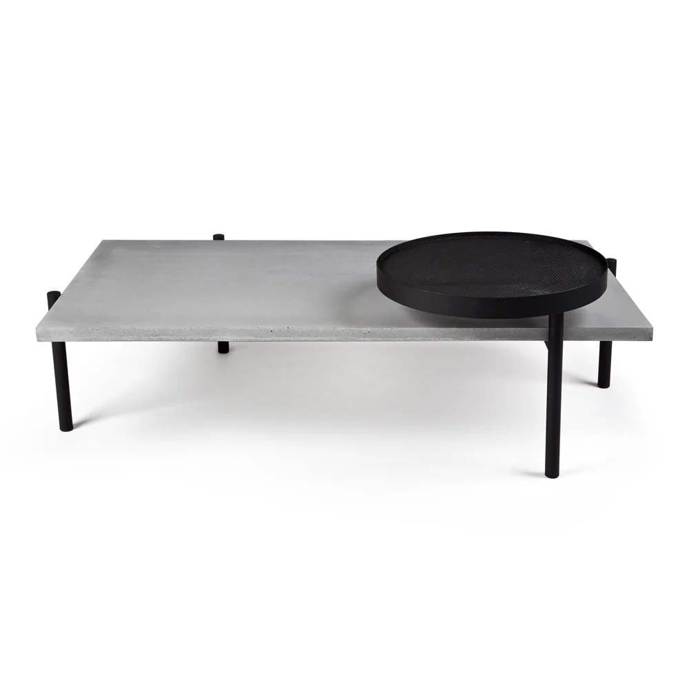 Lyon Beton Twist Coffee Table from Concrete and Steel