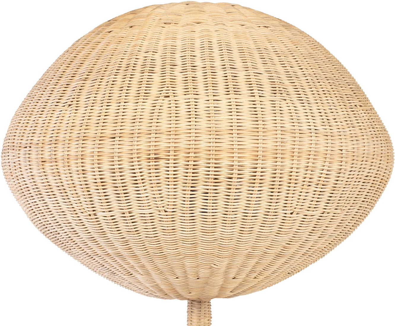 Lyric Floor Lamp in Natural Rattan - Image 4