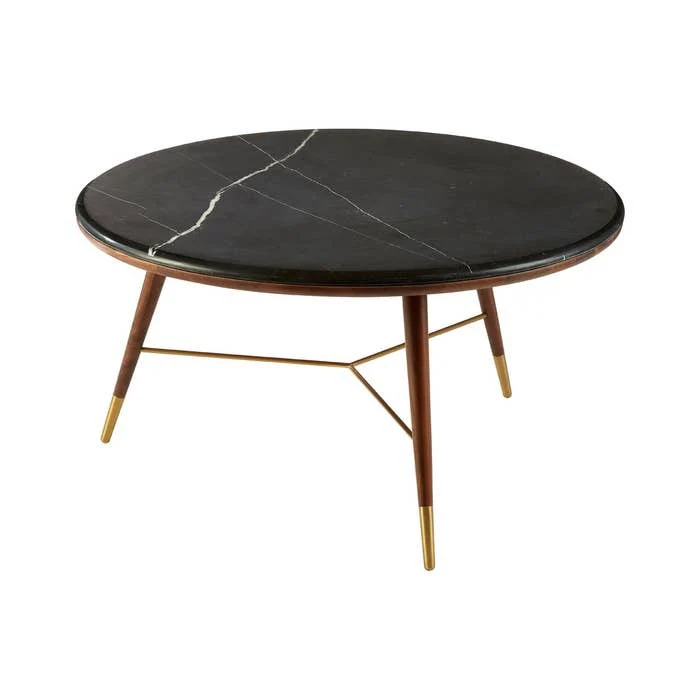 Maeve Coffee Table in Black Marble - Image 2