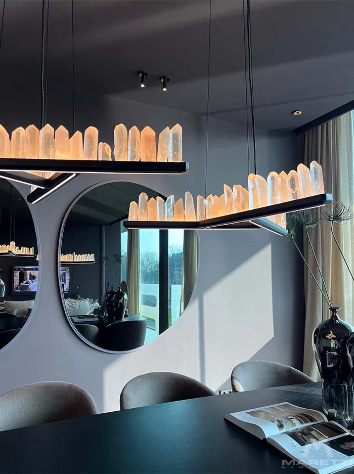 Maretti Lighting Crystal Y Crown Chandelier – Black - Image 3