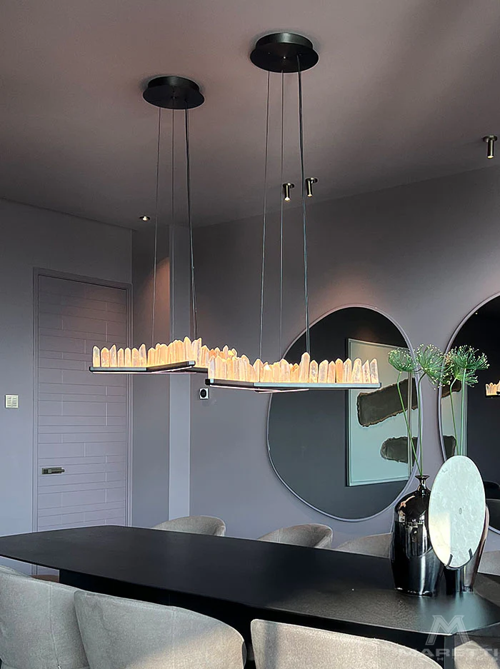 Maretti Lighting Crystal Y Crown Chandelier – Black - Image 5