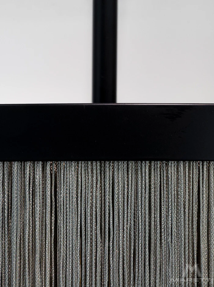 Maretti Lighting Fringes Hanging Lamp – Black – 45cm - Image 5